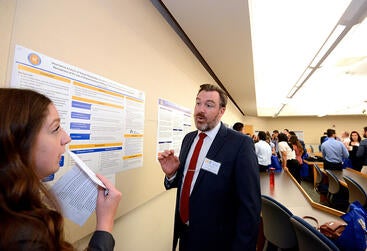 Kevin Westbrook Presenting Poster